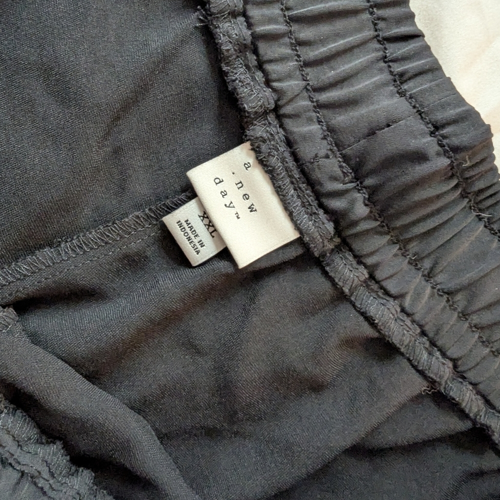 Black Satin Pants A New Day Xxl - Picture 6 of 8